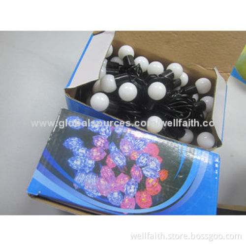 Battery Powered Waterproof LED String Lights with Wedding Favor and Xmas LED, 5W Rated Power